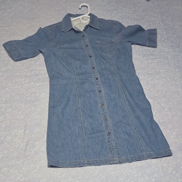 Tommy Hilfiger Blue Denim Dress - Picture 1 of 3